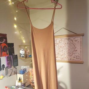 Tan/Brown Sun Dress (Long)
